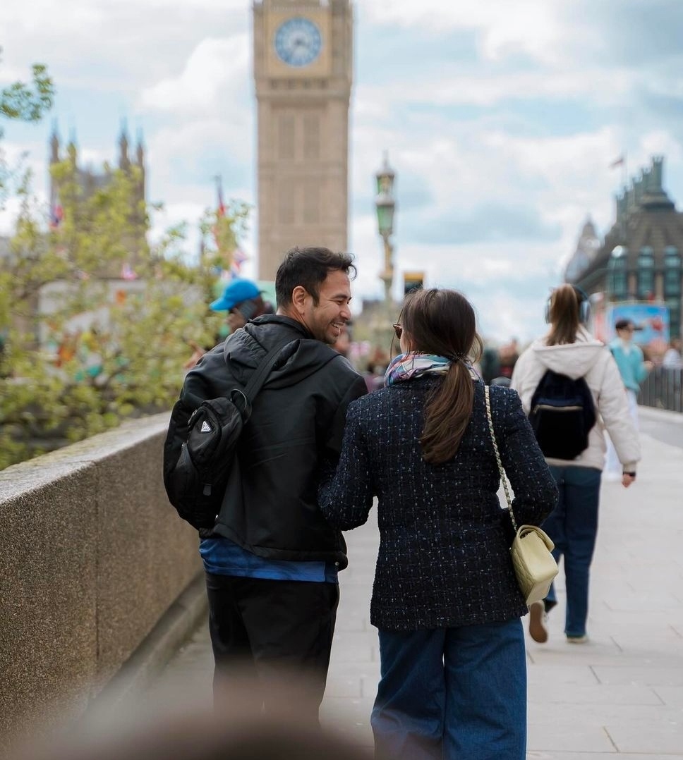 Potret Romantis Nagita Slavina dan Raffi Ahmad di London (Instagram)