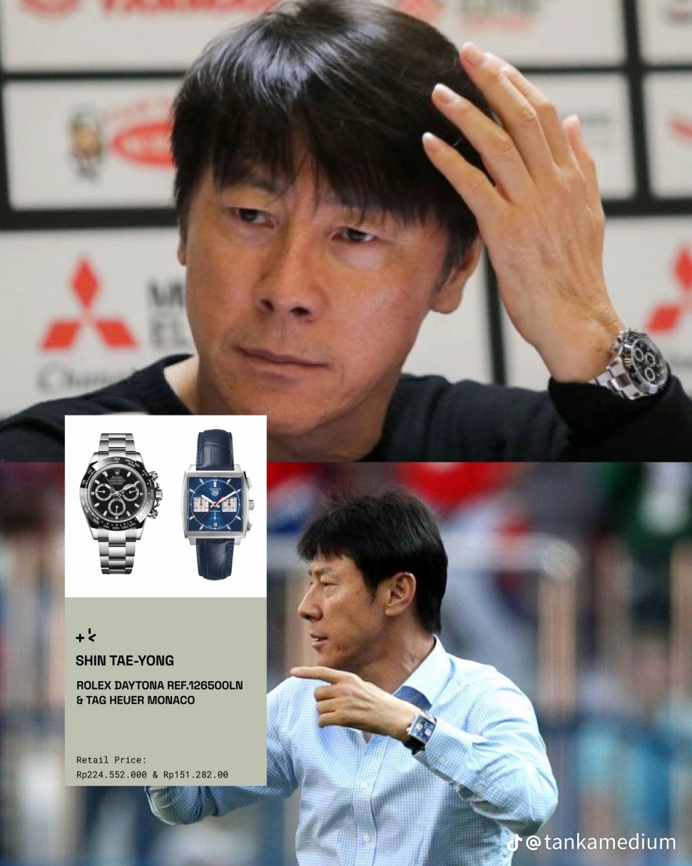 Koleksi Jam Tangan Shin Tae-yong (TikTok)