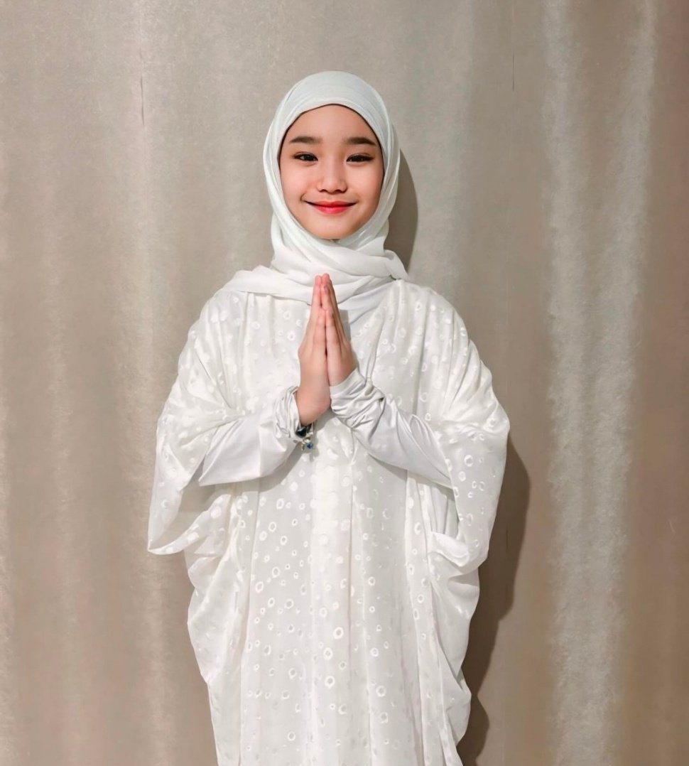 Potret Bilqis Khumairah Razak, Anak Ayu Ting Ting Kenakan Hijab (Instagram)