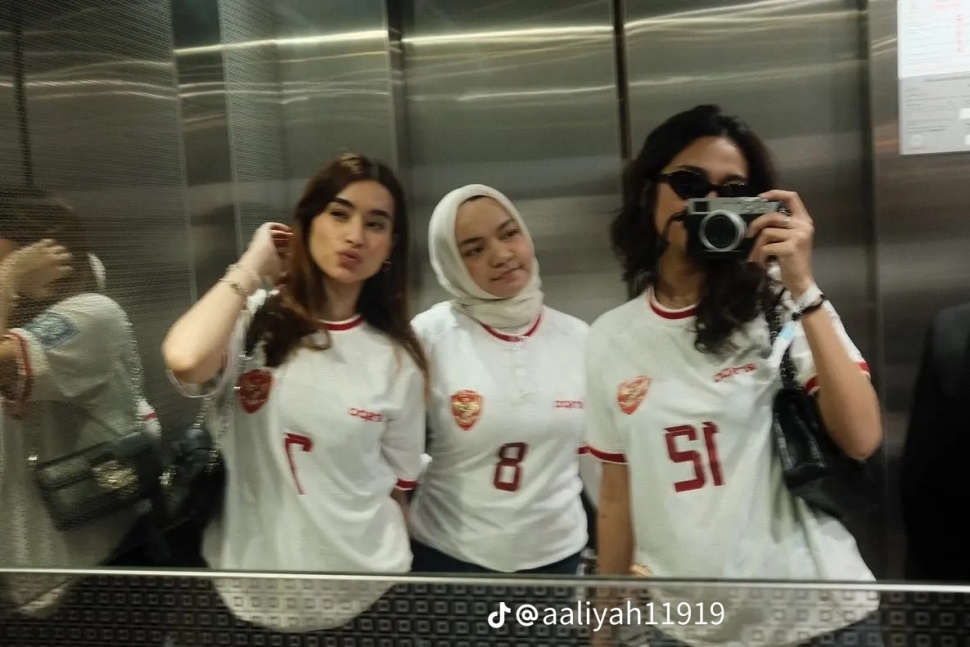 WAGs Timnas Indonesia; Rismahani; Azizah Salsha; Nadia Raisya (Instagram)