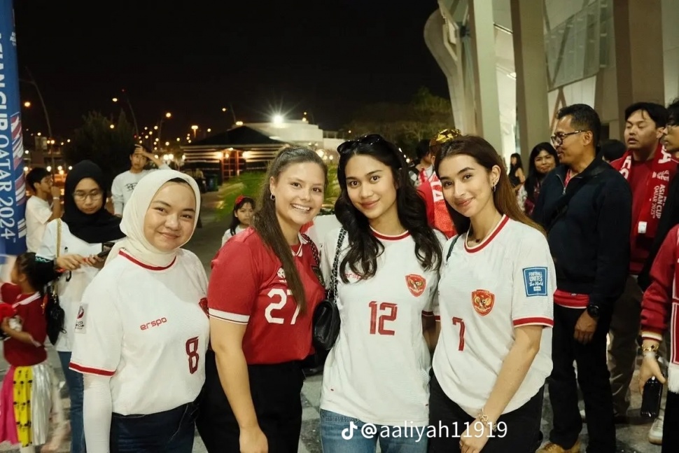 WAGs Timnas Indonesia; Rismahani; Azizah Salsha; Nadia Raisya; Noa van der Hoeven (Instagram)