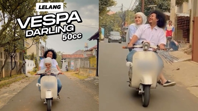 Vespa kesayangan Babe Cabita dilelang untuk bangun masjid. (Instagram)