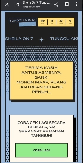 Keluh Kesah Warganet War Tiket Konser Sheila On 7. (Twitter)