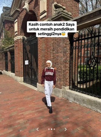 Futri Zulya Savitri alias Putri Zulhas diduga akan lanjut kuliah ke Harvard. (TikTok/@putri_zulhas)