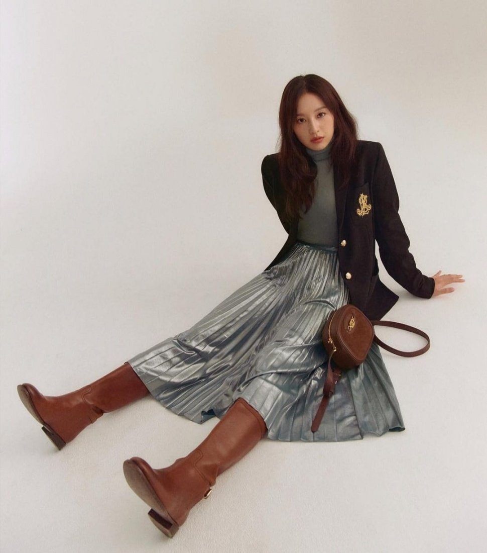 Modest Fashion Kim Ji Won. (Instagram)