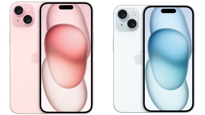 iPhone 15 Plus vs iPhone 15. [Suara.com]