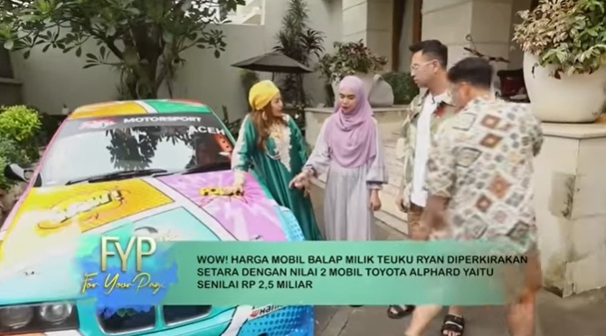 mobil balap Teuku Ryan (FYP)