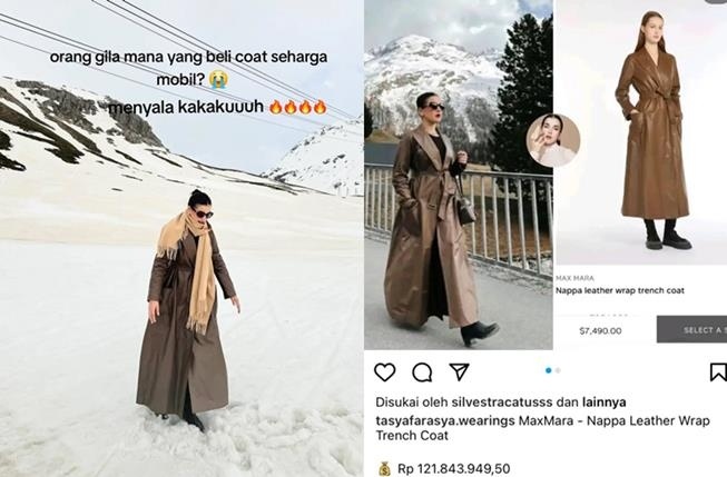 Harga baju liburan Tasya Farasya. (TikTok/tasyafarasya.wearings)