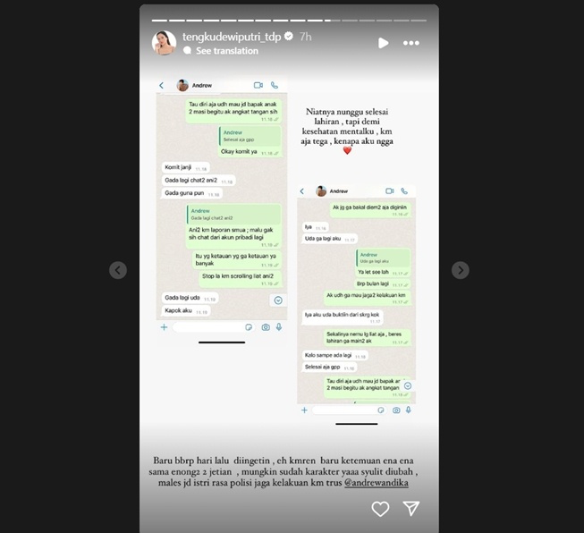 Andrew Andika ngaku kapok selingkuh dengan ani-ani (Instagram)