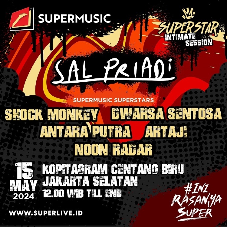 Poster Supermusic Superstar Intimate Session [dok.pribadi]