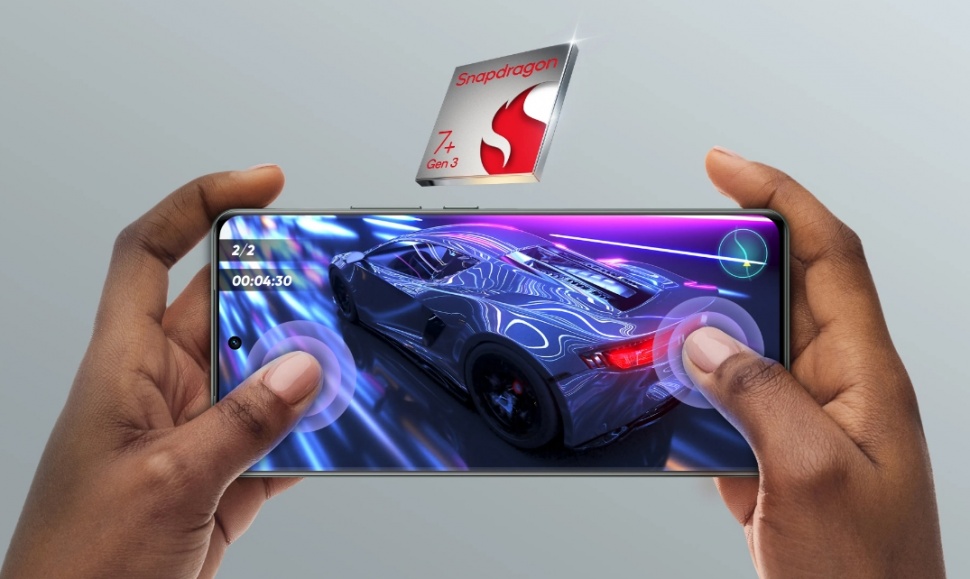 Realme GT 6T mengandalkan chipset Snapdragon 7 Plus Gen 3. (Realme India)