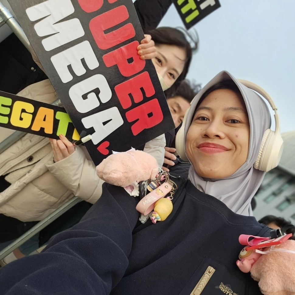 Jiah Youtuber Korea penggemar Megawati Hangestri. (Dok. Instagram)