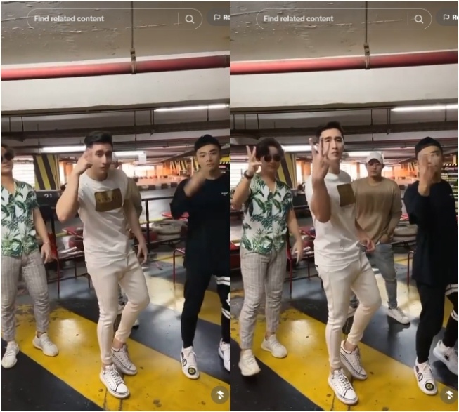 Verrell Bramasta dance challenge wan tu tri (TikTok)