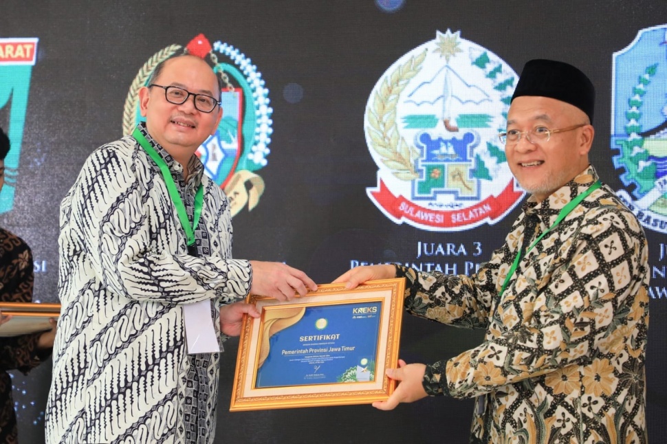 Wakil Presiden RI, Ma'ruf Amin di Menara Syariah, Pantai Indah Kapuk 2, Jalan Pangeran Antasari Unit CBD-21, Tangerang, Banten, pada Senin, (20/5/2024). (Dok: Pemprov Jatim)