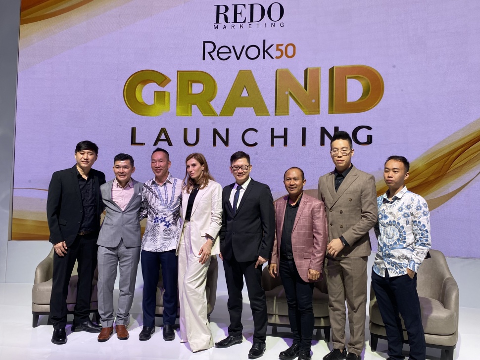 Acara Grand Launching Revok50, Selasa (21/5/2024). (Fajar/Suara.com)