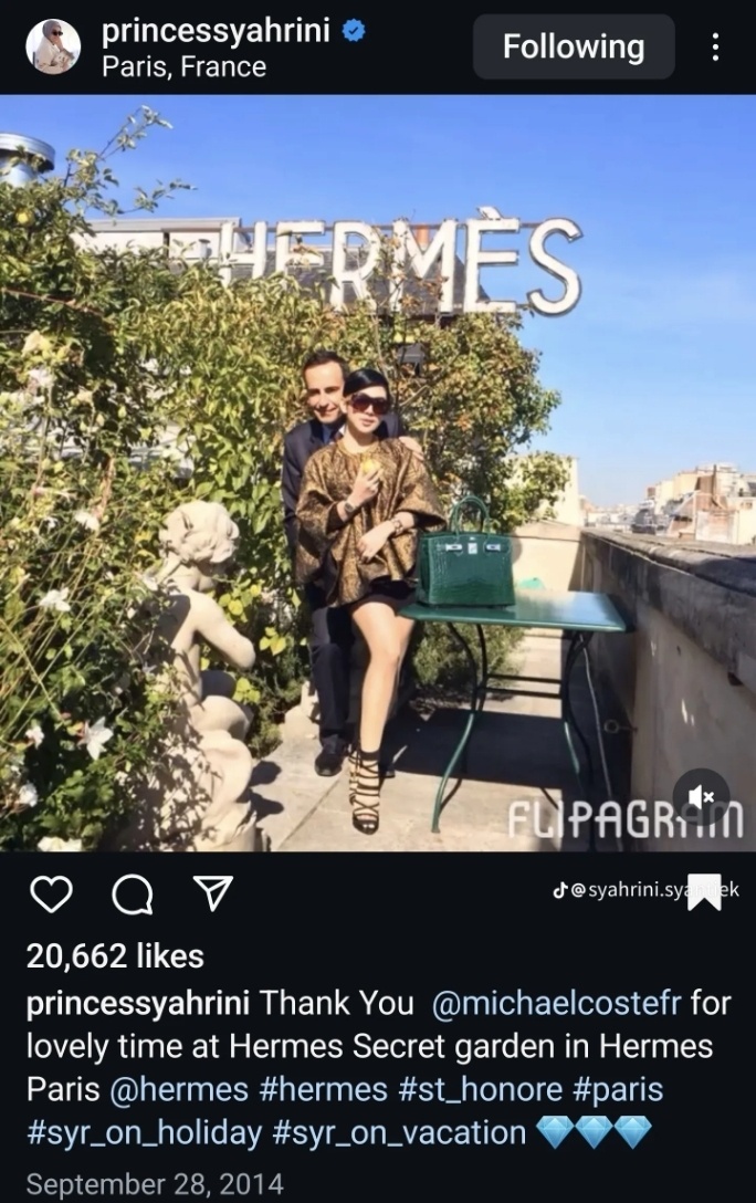 Postingan Lama Syahrini Pamerkan Hermes Sejak Belasan Tahun Silam (Instagram)