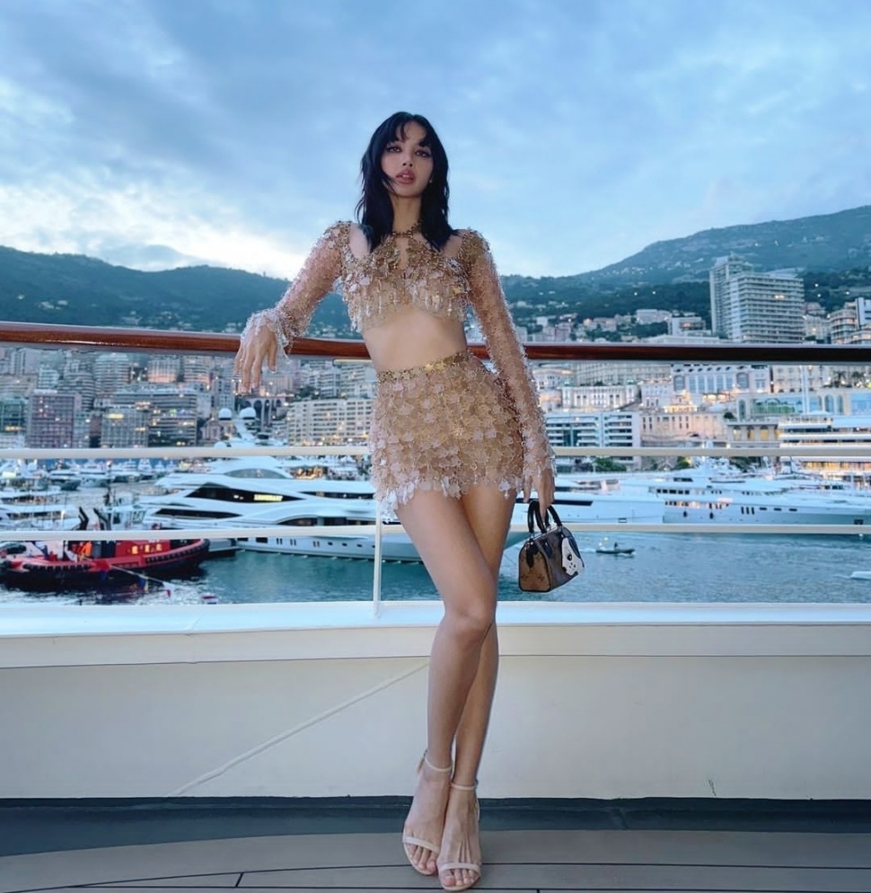 Potret Lisa BLACKPINK Hadiri Pesta Grand Prix Monako (Instagram)