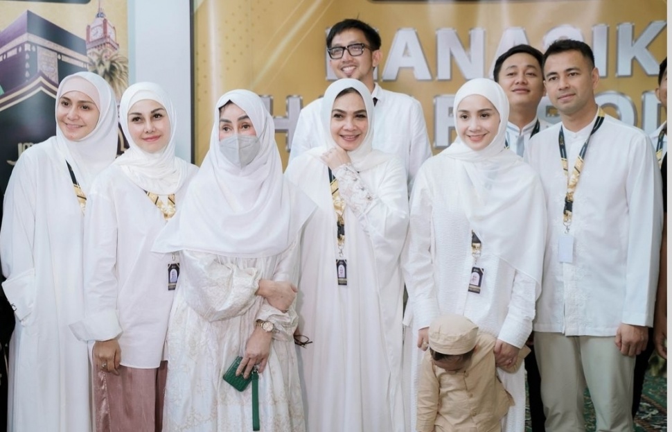 Momen Raffi Ahmad dan Rombongan RANS Family Ikuti Manasik Haji (Instagram)