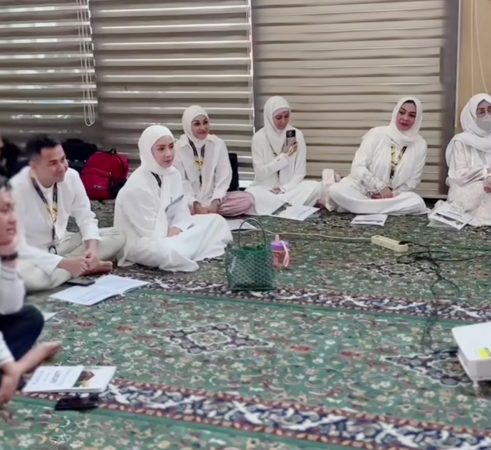 Momen Raffi Ahmad dan Rombongan RANS Family Ikuti Manasik Haji (Instagram)