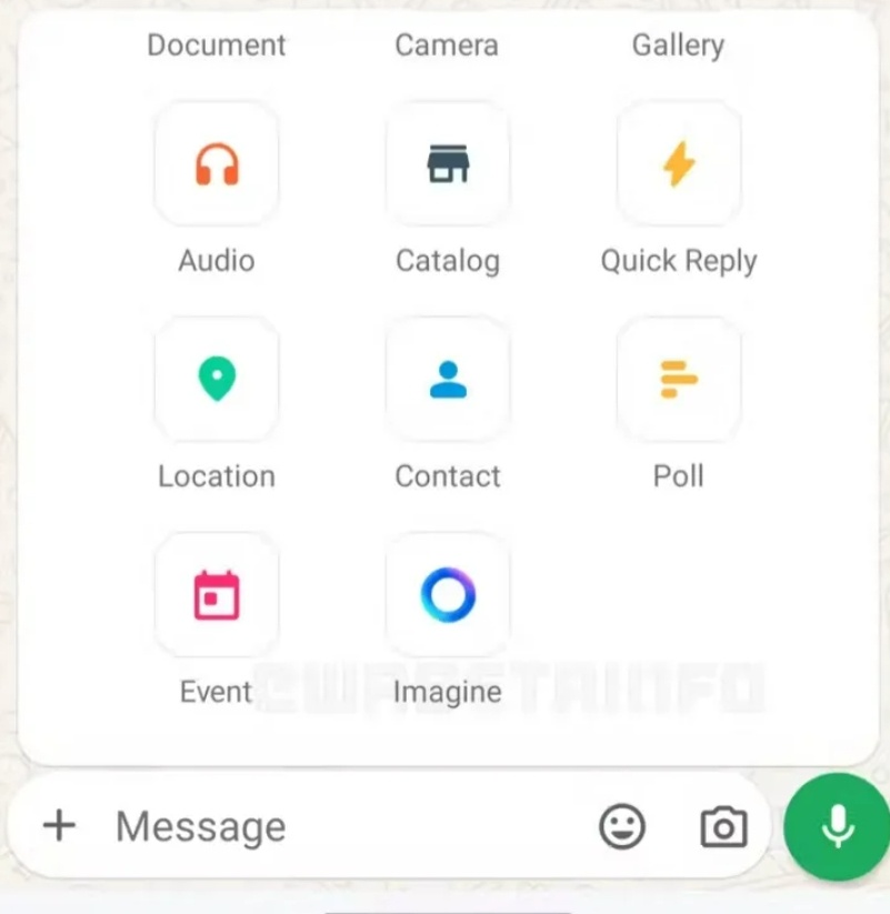 Meta hadirkan fitur AI untuk membuat gambar di chat WhatsApp. (WABetaInfo)