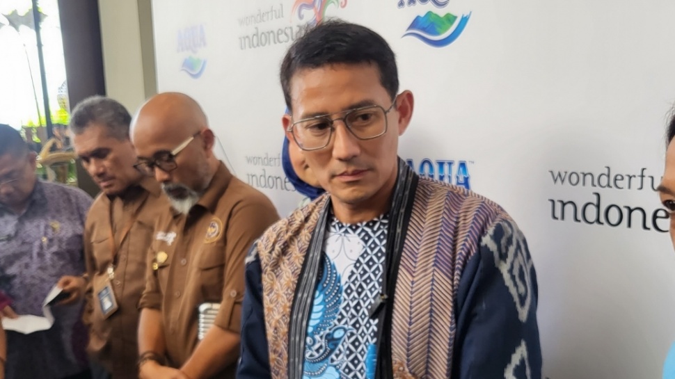 Menteri Pariwisata dan Ekonomi Kreatif Sandiaga Uno (Suara.com/Dinda Rachmawati)