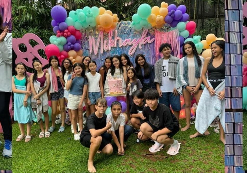 Pesta Ulang Tahun Putri Nia Ramadhani, Mikhayla Zalindra Bakrie (Instagram)