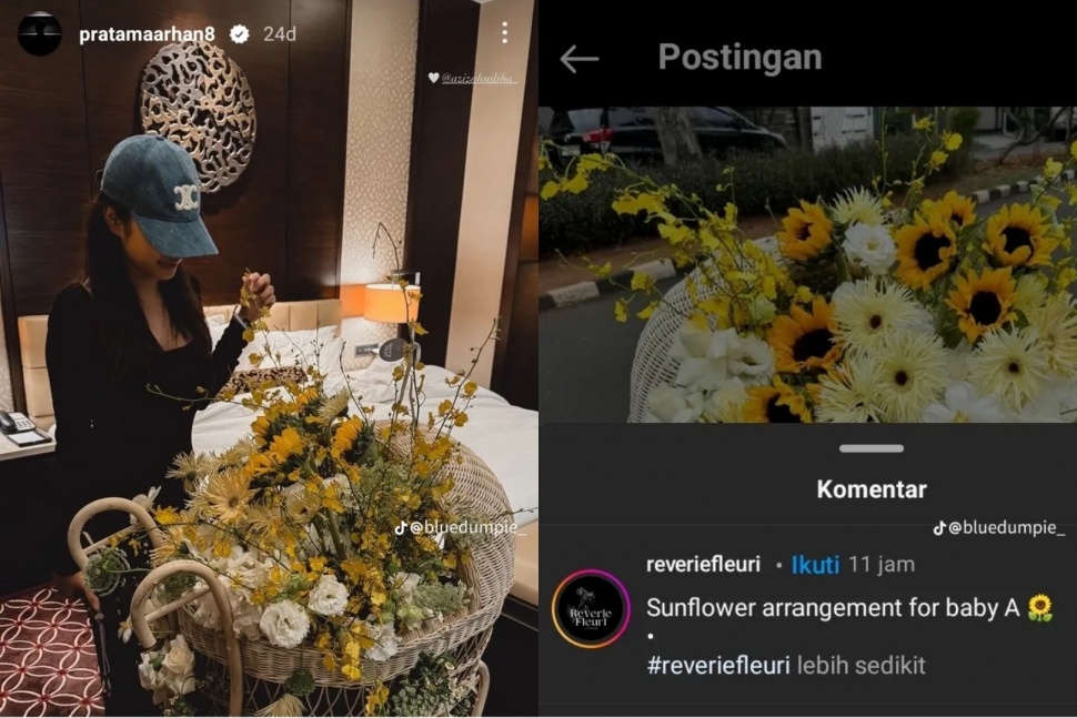 Azizah Salsha Kembali Diisukan Hamil karena Kejutan dari Pratama Arhan (Instagram)