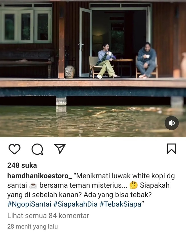 Unggahan Amanda Manopo diduga satu proyek dengan Arya Saloka (Instagram)