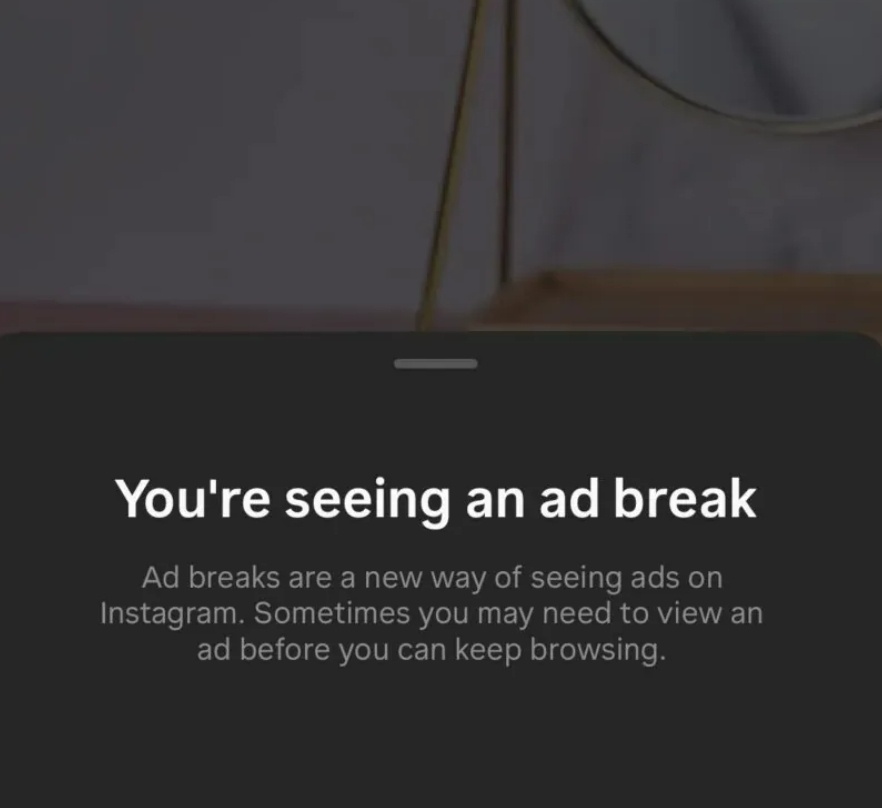 Iklan di Instagram tak bisa di-skip. (Reddit)