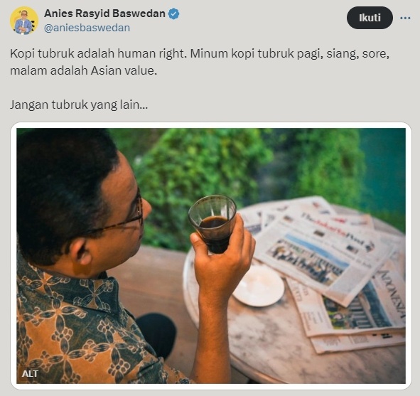 Meme Asian Value. (x/aniesbaswedan)