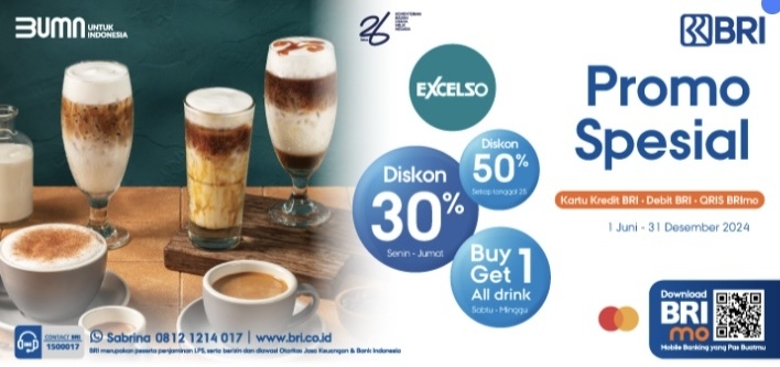 Promo BRI di Excelso. (Dok: BRI)