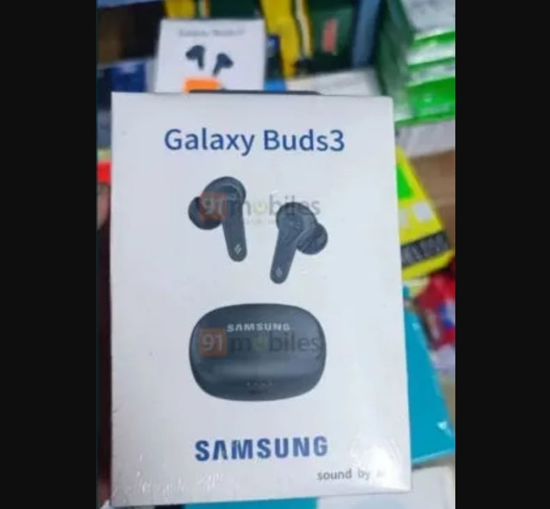 Kotak penjualan Samsung Galaxy Buds 3. (91Mobiles)