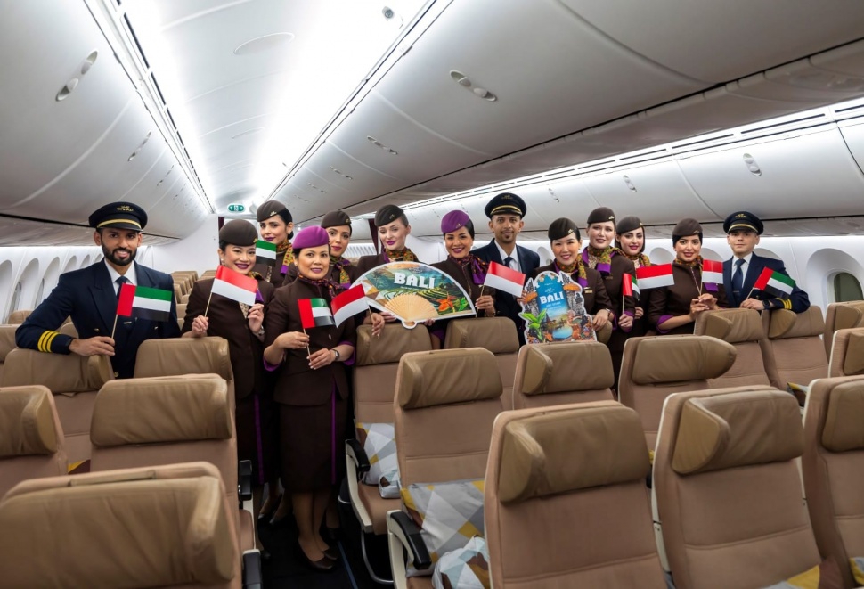 Etihad Airways buka rute penerbangan langsung Abu Dhabi - Bali. (Foto: Istimewa) 