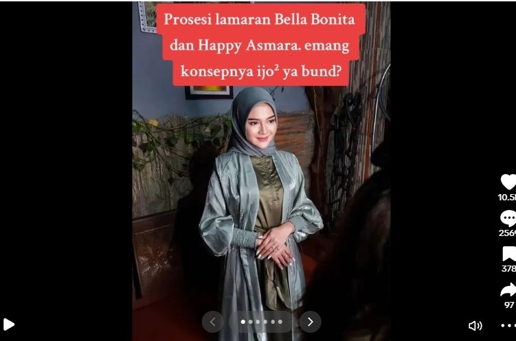 Bella Bonita dan Happy Asmara (TikTok)