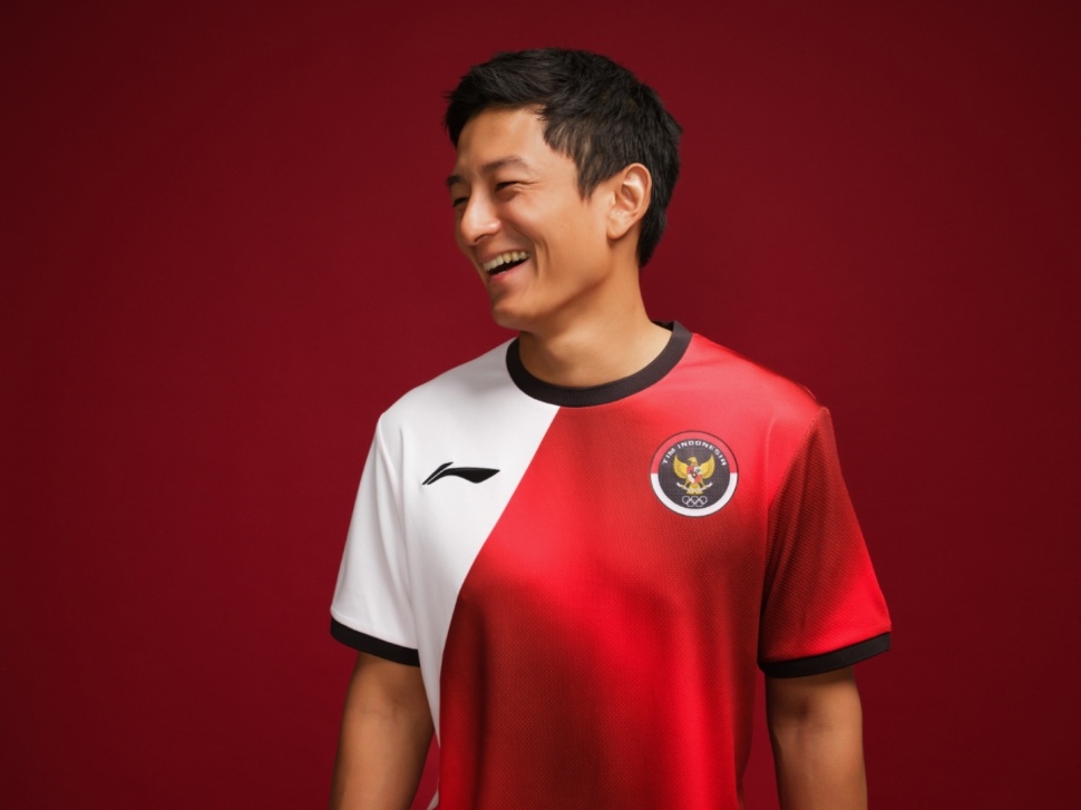 Jersey Tim Indonesia di Olimpiade Paris 2024 Rancangan Didit Hediprasetyo (Dok. Istimewa)