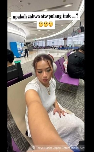 Unggahan Zahwa Massaid (tiktok.com/@imabae_15)