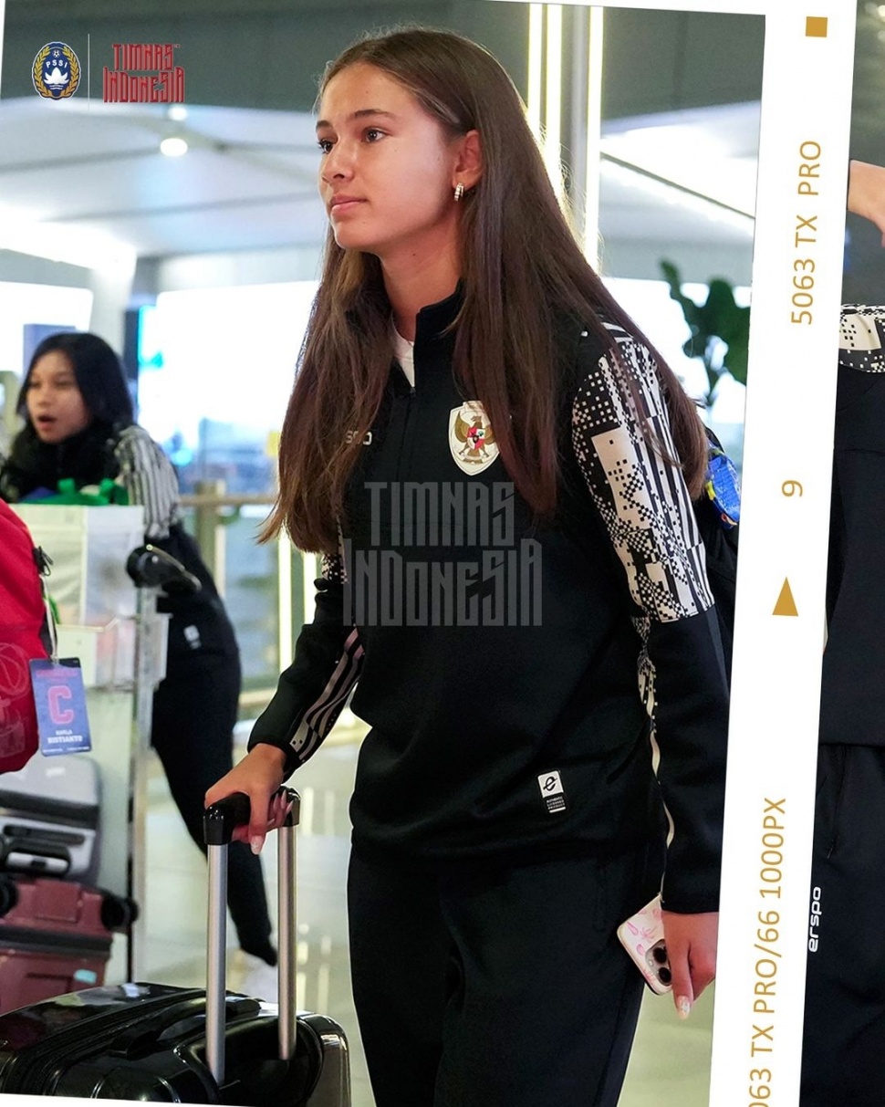 Potret Cantik Timnas Indonesia Putri Tiba di Hong Kong Jelang Laga Uji Coba (@timnas.indonesia)