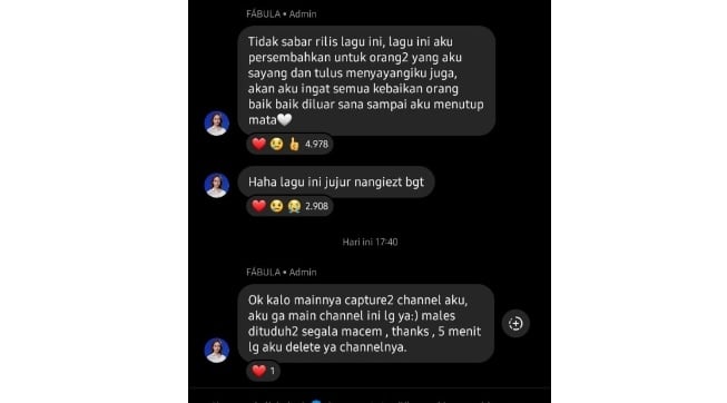 Mahalini menghapus channel Instagram-nya (Instagram)