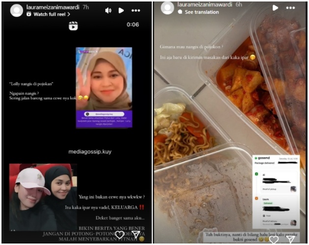 Lolly klarifikasi perempuan yang jalan bareng Vadel Badjideh (Instagram)