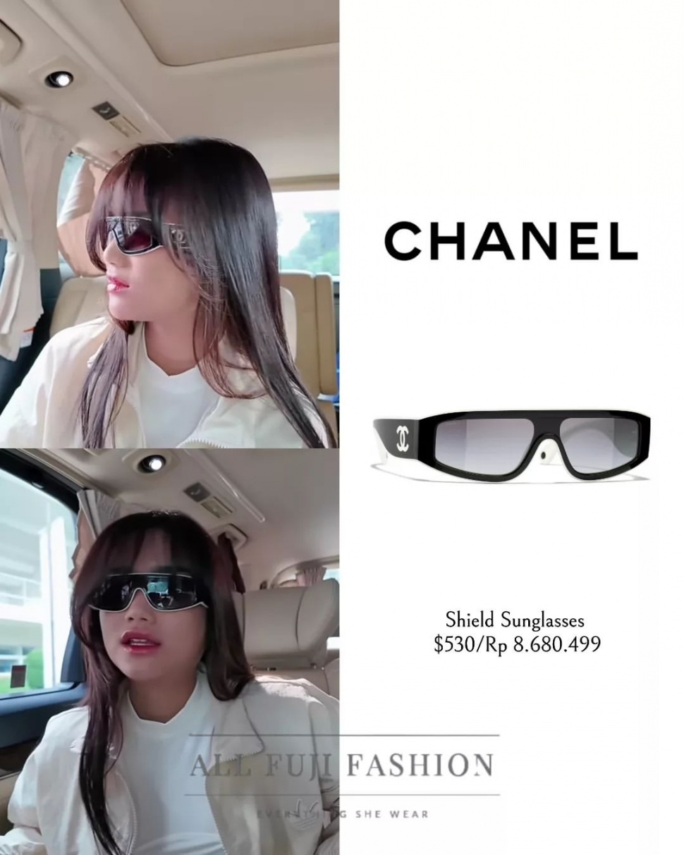 Potret kacamata Chanel milik Fujianti Utami Putri alias Fuji (Instagram/allfashionfuji)