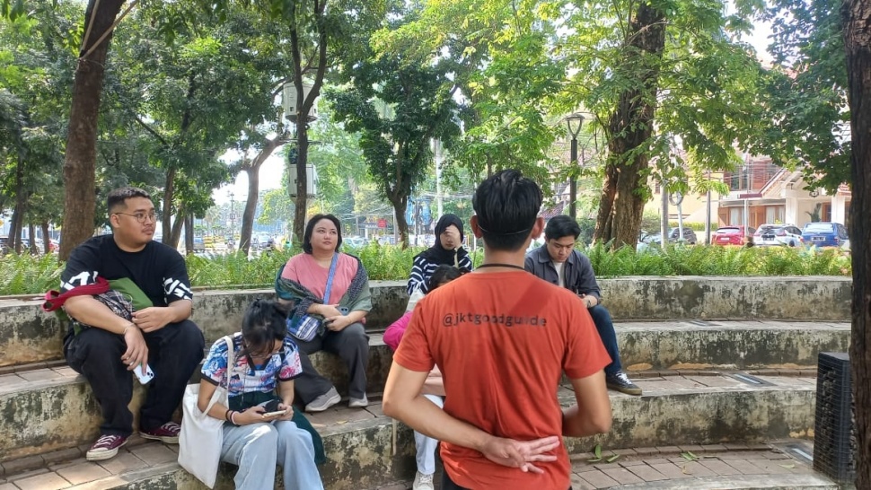 Keliling bersama Jakarta Good Guide. (Suara.com/Bimo Aria Fundrika)