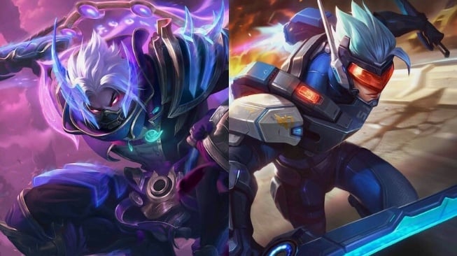 Hero Mobile Legends - Hayabusa dan Saber. [Moonton]