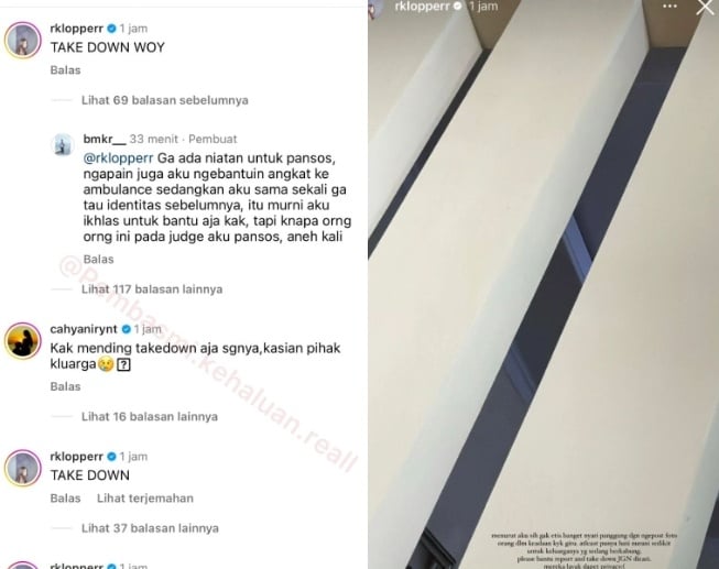 Rebecca Klopper tuding pengunggah video kecelakaan Papa Dali pansos (Instagram)