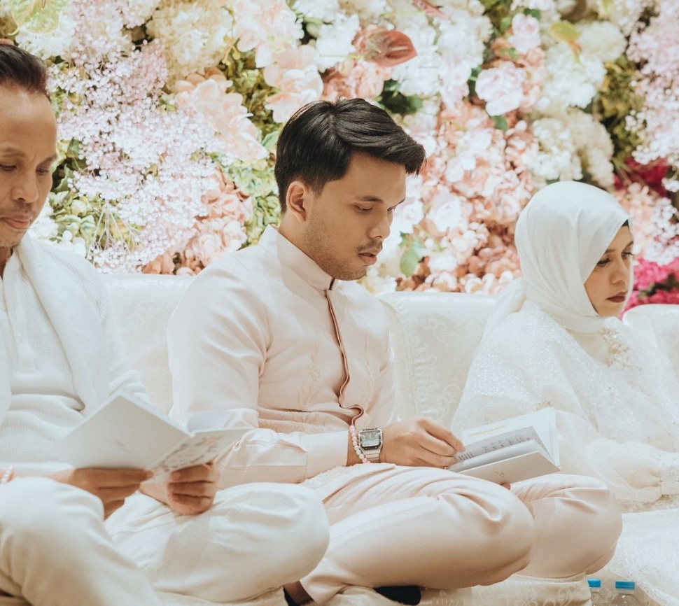 Potret acara pengajian jelang pernikahan Aaliyah Massaid dan Thariq Halilintar (Instagram/thariqhalilintar)