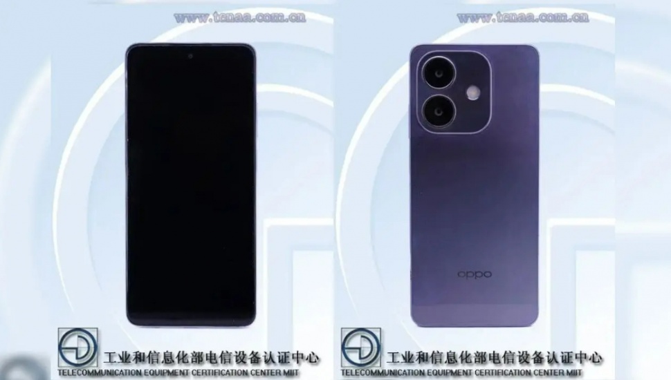 Penampakan Oppo A3x. (TENAA)