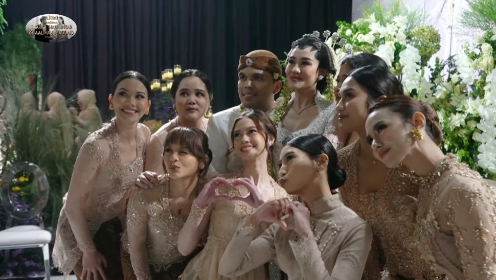 Bridesmaid Pernikahan Aaliyah Massaid dan Thariq Halilintar (YouTube)