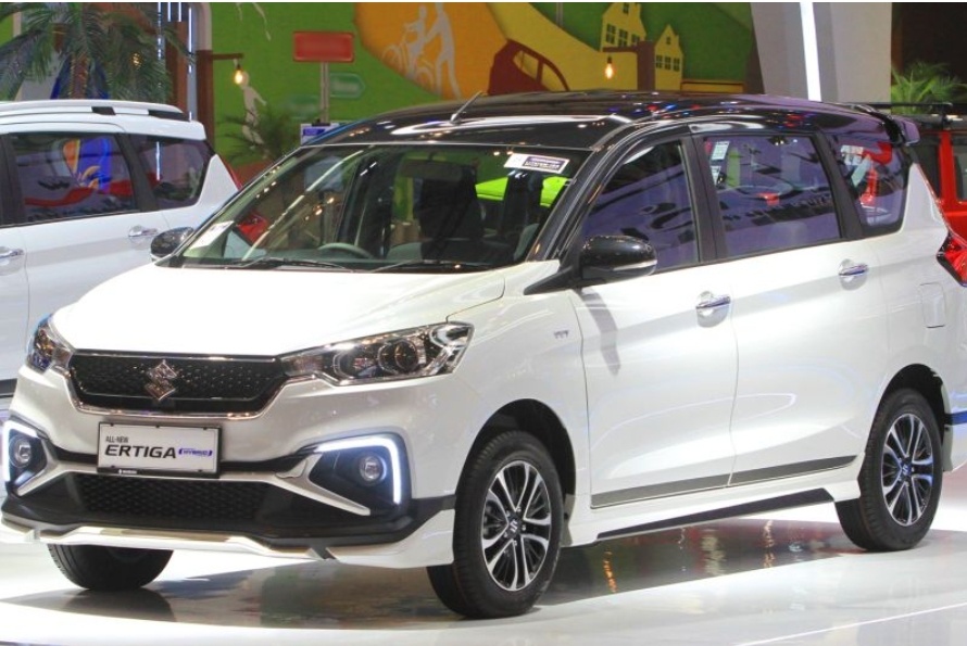 Suzuki All New Ertiga Hybrid Cruise yang dipamerkan pada pameran otomotif GAIKINDO Indonesia International Auto Show (GIIAS) 2024, di ICE BSD, Tangerang, Banten, Jumat (26/7/2024). (ANTARA/HO/PT SIS)