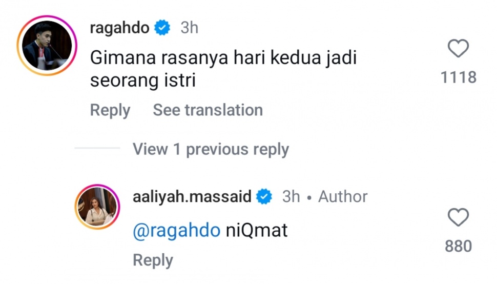 Baru Sehari Menikah! Aaliyah Massaid Sudah Ungkap 'Kenikmatan' Jadi Istri Thariq 