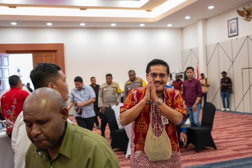 Pelaksana Harian (Plh) Direktur Jenderal (Dirjen) Polpum Kemendagri Togap Simangunsong meninjau langsung kesiapan pelaksanaan Pilkada Serentak 2024 di Provinsi Papua Pegunungan. (Dok: Kemendagri)