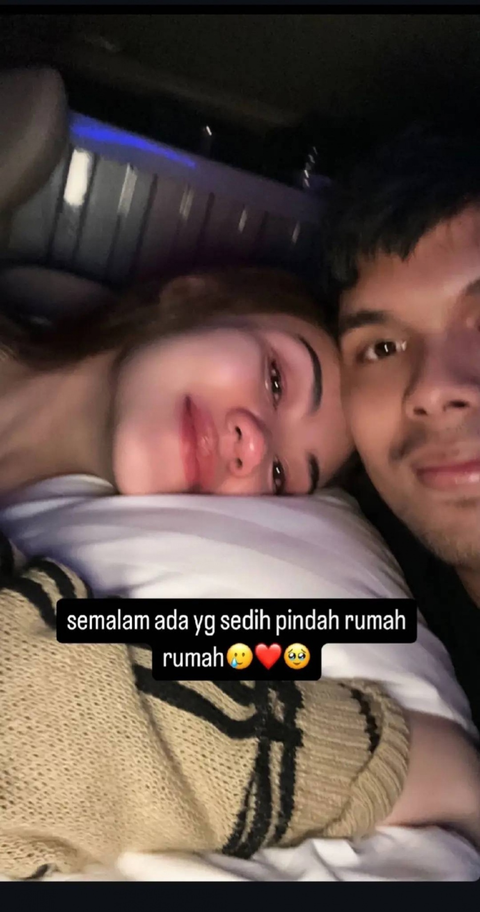 Aaliyah Massaid menangis saat pindah ke rumah Thariq Halilintar (TikTok/althor2908)